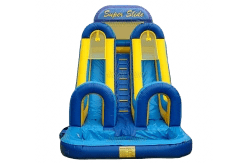 20’ Double Lane Super Slide - Wet/Dry